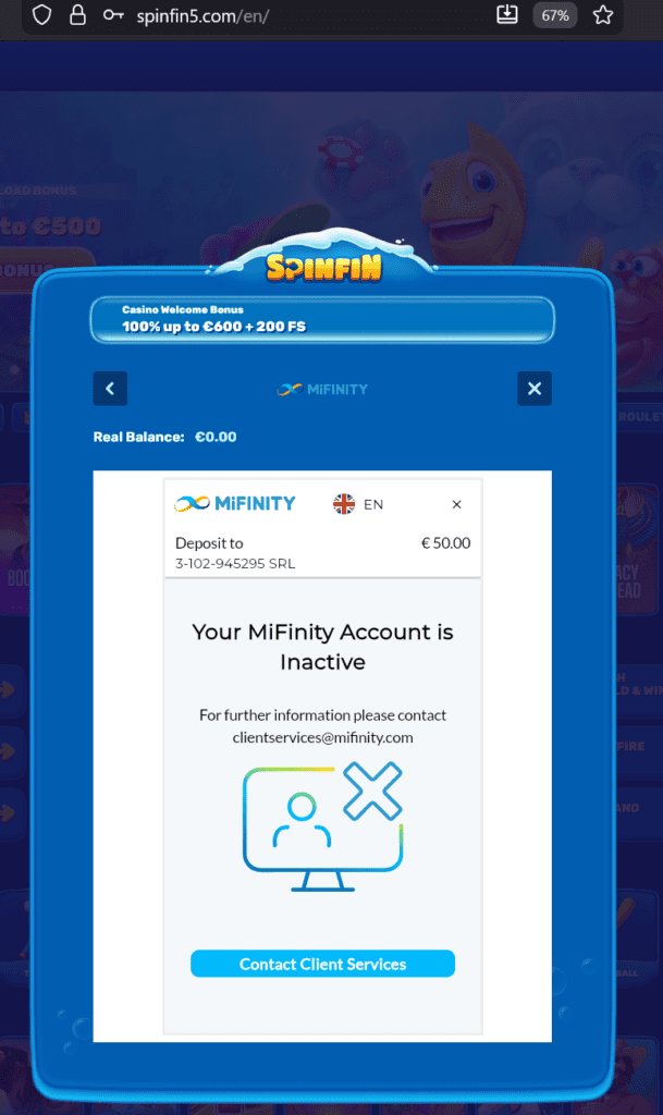 Spinfin casino online in United Kingdom